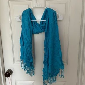 Blue scarf